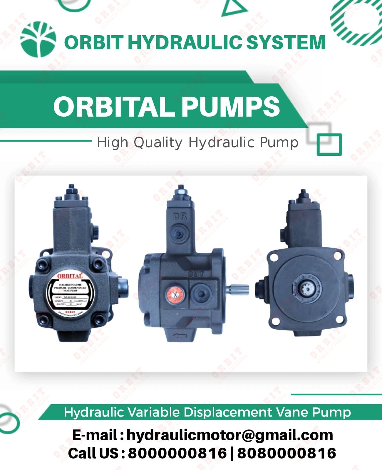 PVF-40-35-11S Anson Hydraulic Variable Vane Pump